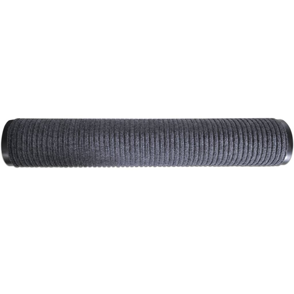dørmåtte grå 90 x 150 cm PVC