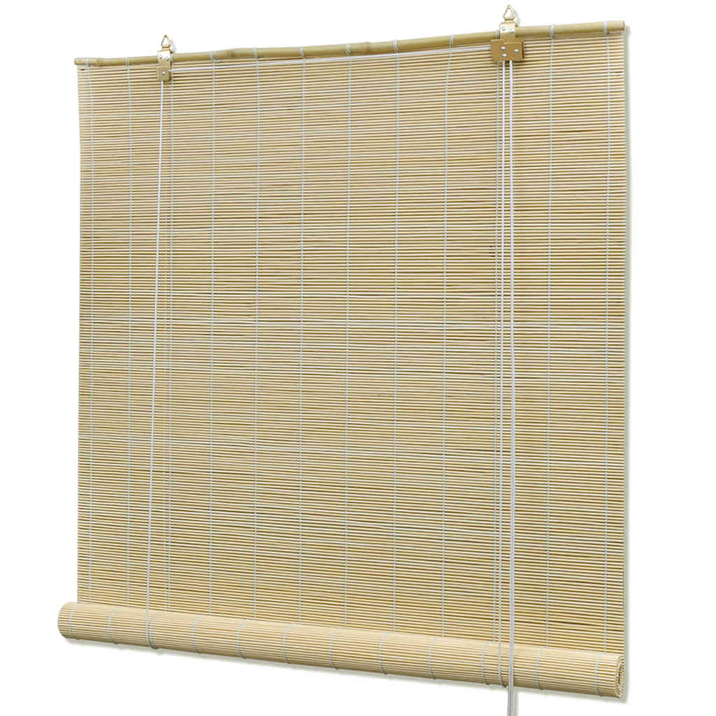 rullegardin 80x160 cm naturlig bambus