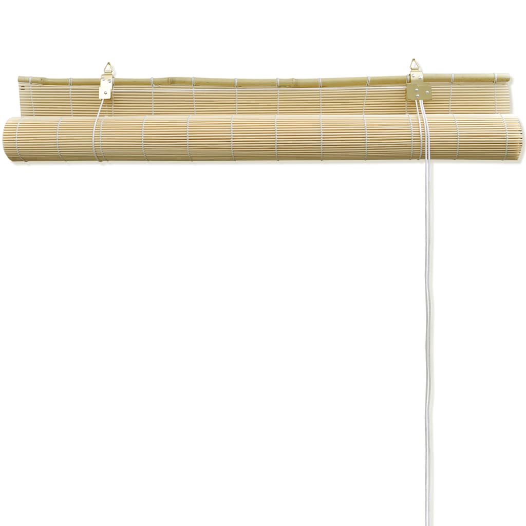 rullegardin 120x160 cm naturlig bambus