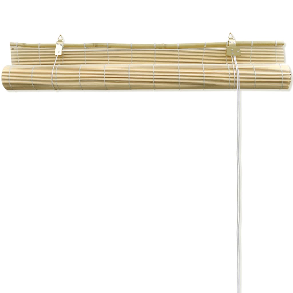 rullegardin 140x160 cm naturlig bambus