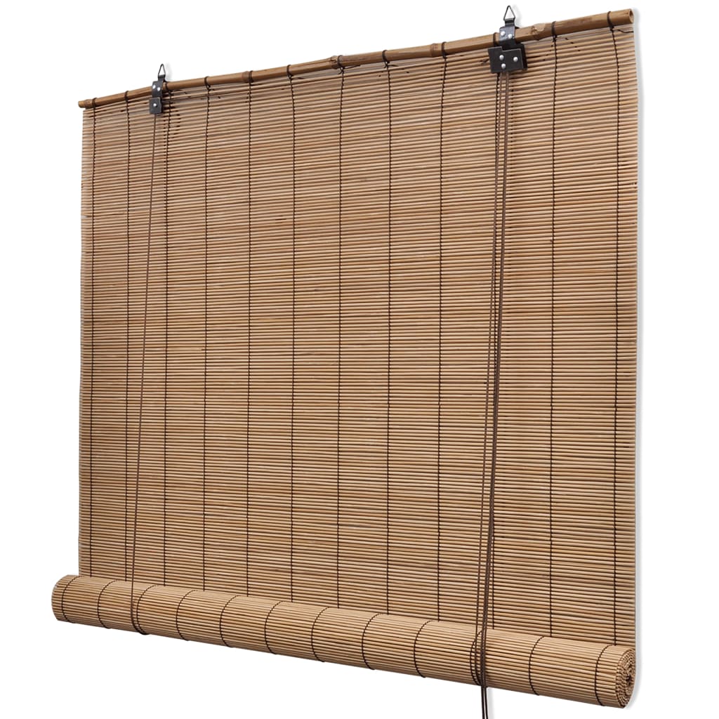 rullegardin 140x160 cm bambus brun