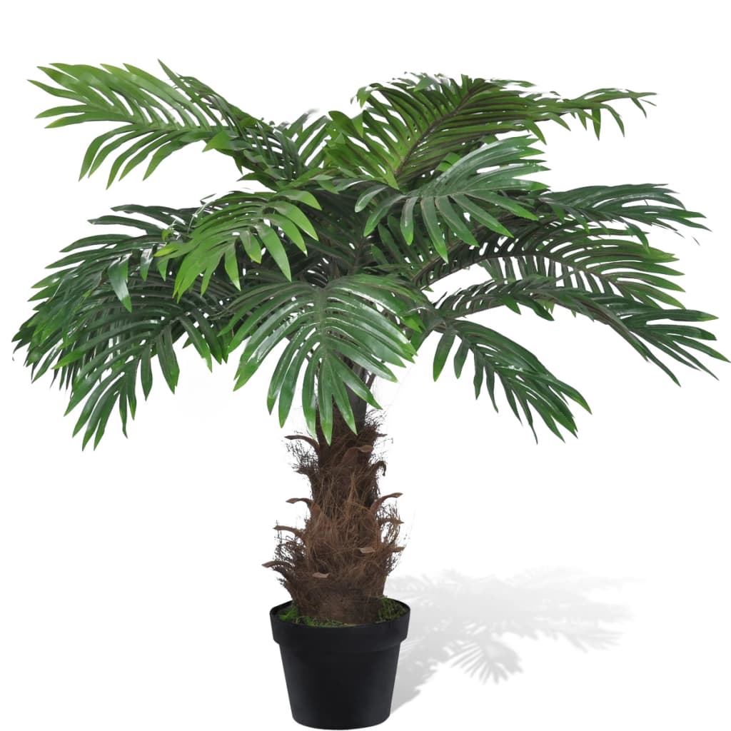 kunstig plante cycuspalme med urtepotte 80 cm