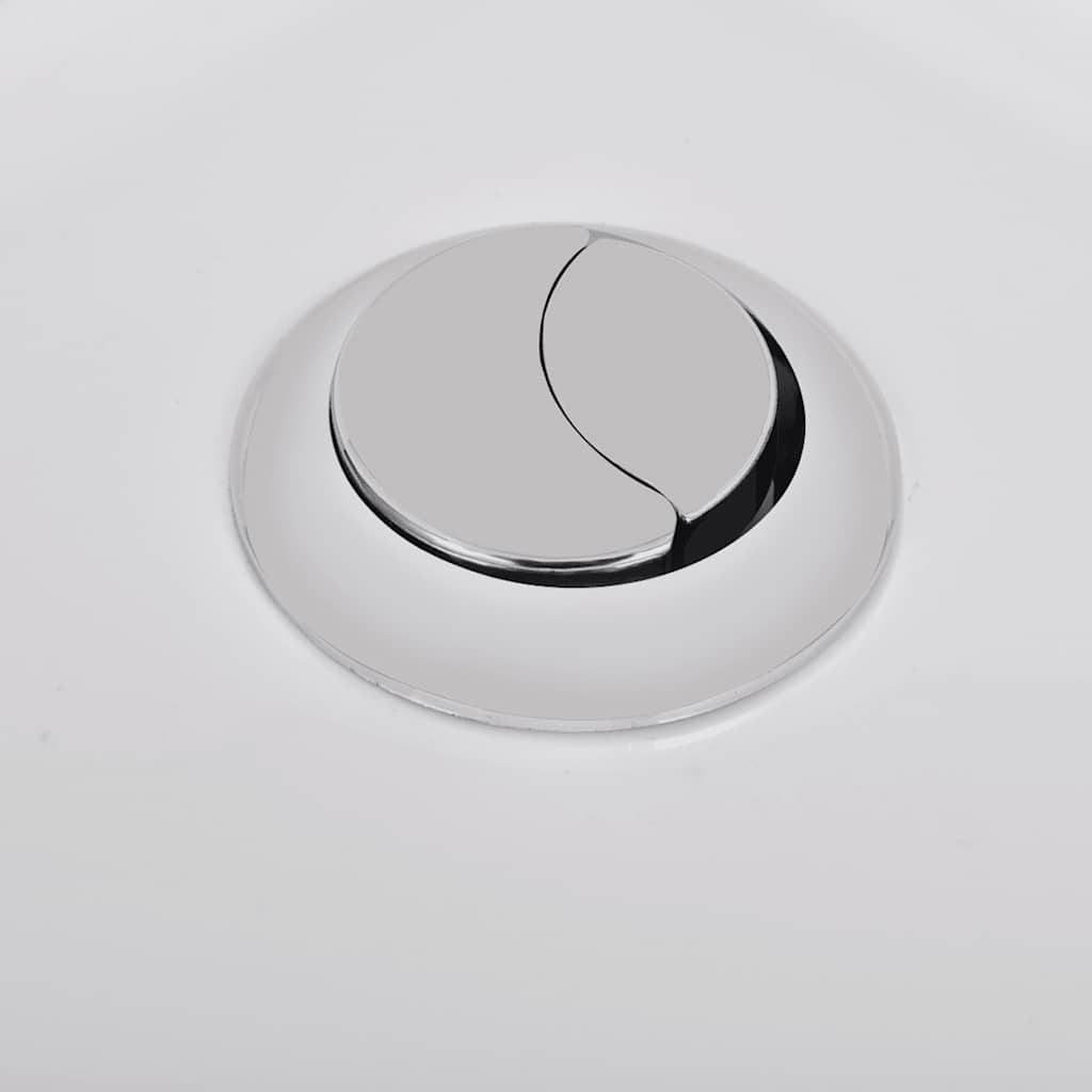 Hvidt keramisk toilet & bidet sæt