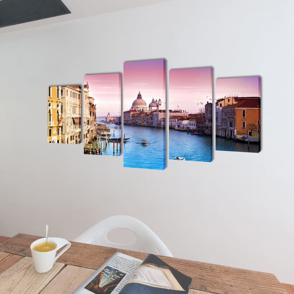 lærredsprintsæt Venedig 200 x 100 cm