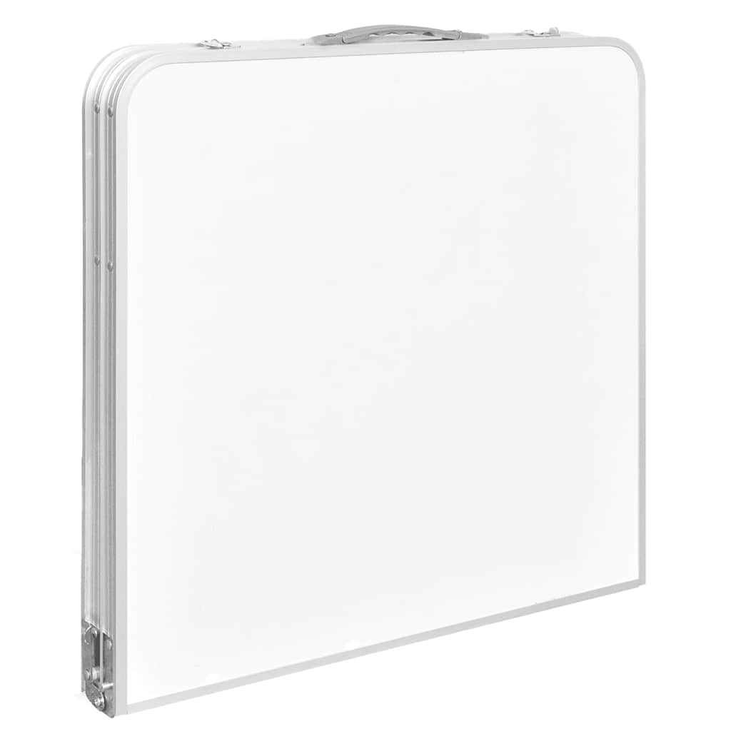 sammenklappeligt campingbord justérbart aluminium 120 x 60 cm