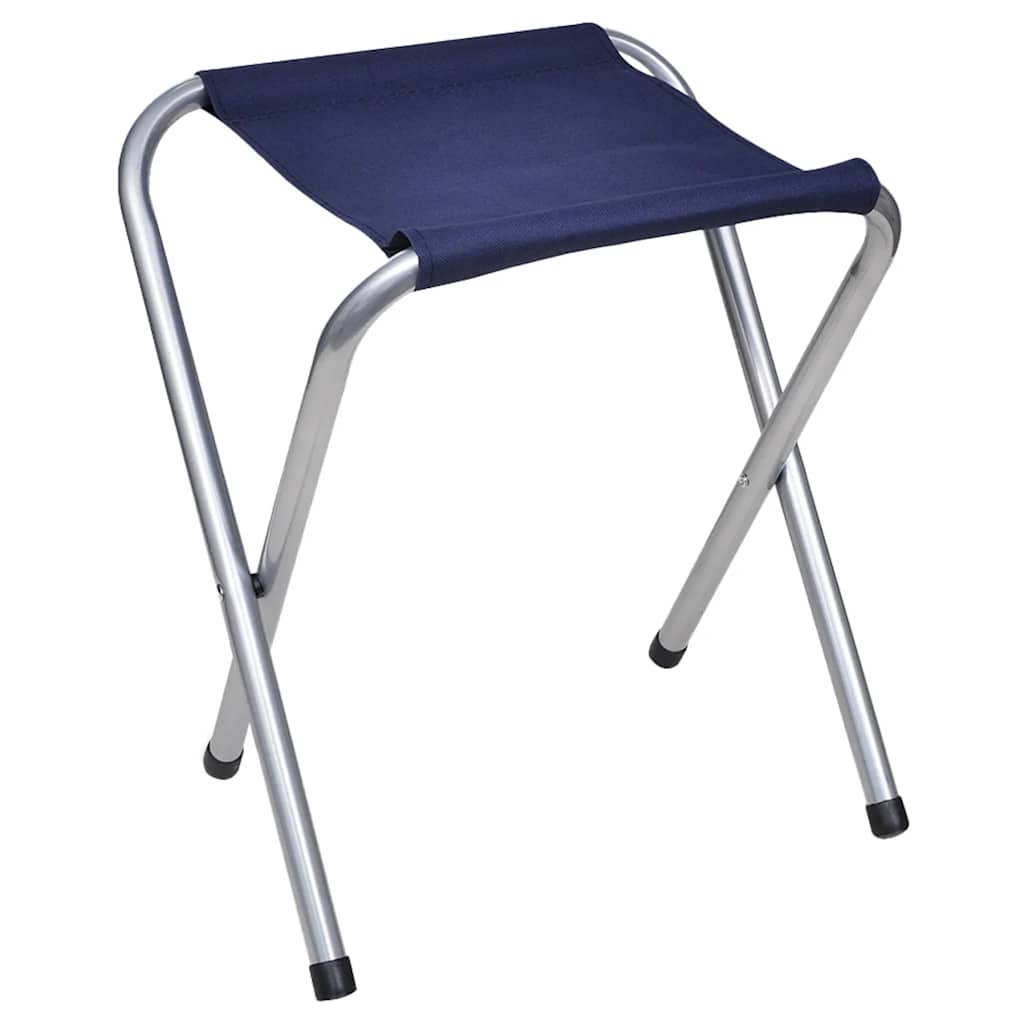 højdejustérbart campingbord og 6 klapstole 180x60 cm