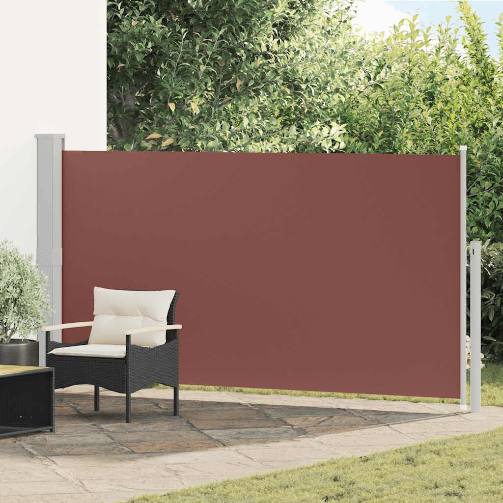 sidemarkise til terrasse 160x300 cm brun