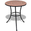 bistrobord 60 cm mosaik terracotta