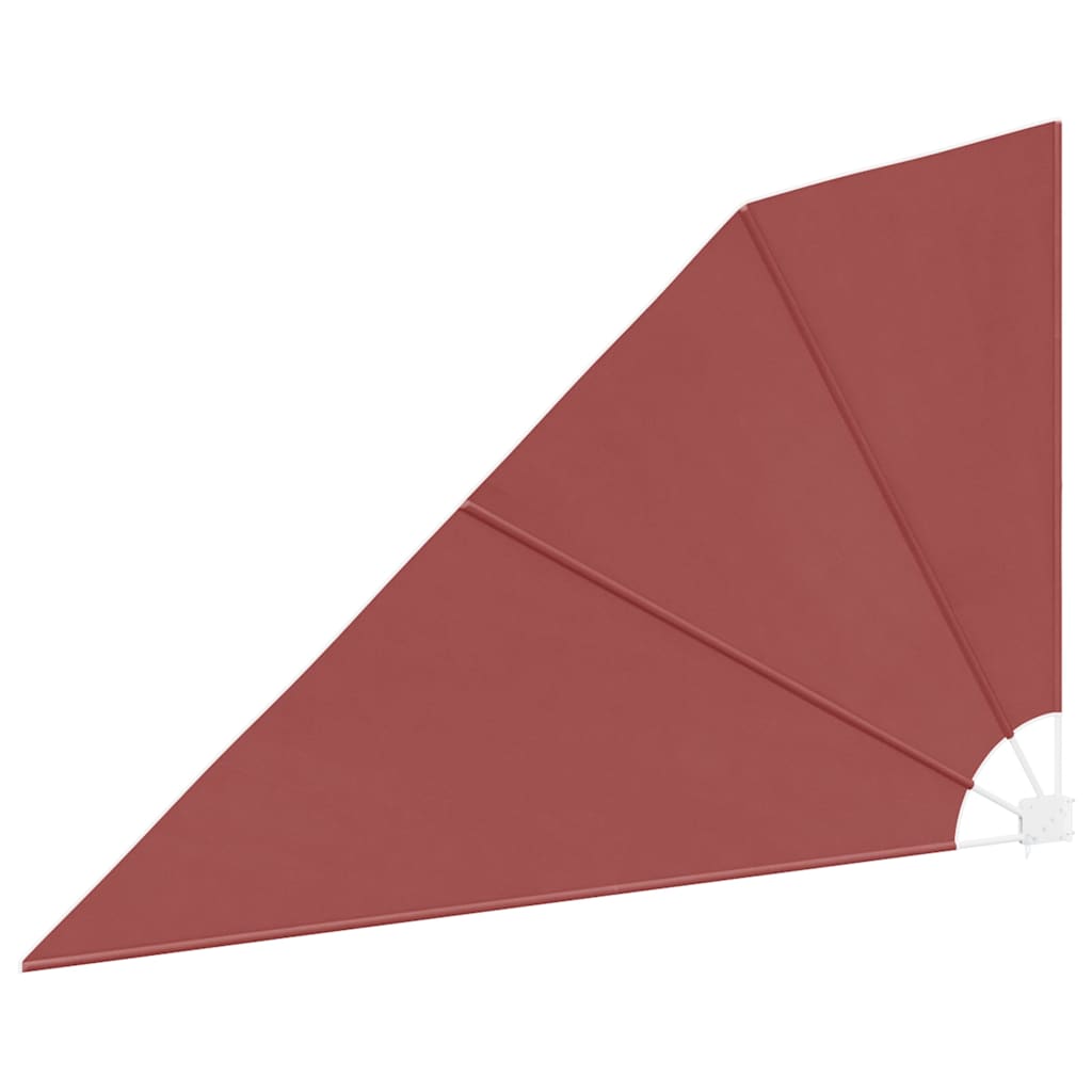 sammenklappelig sidemarkise til altan terracotta 160 x 240 cm