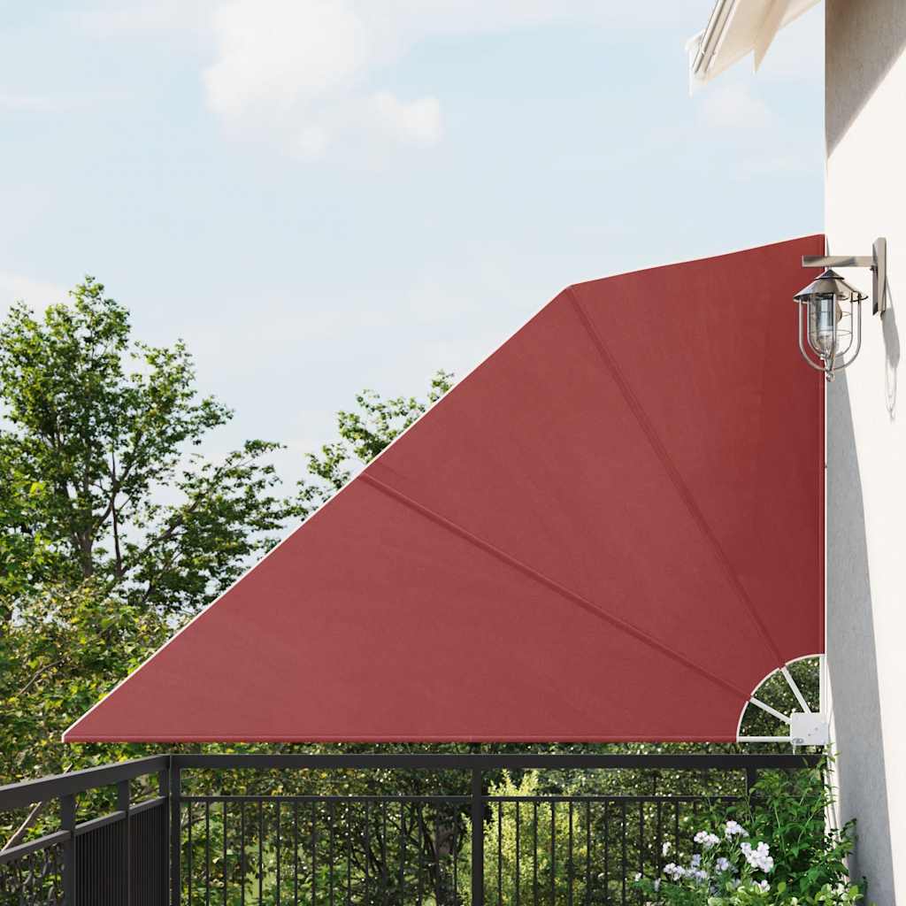 sammenklappelig sidemarkise til altan terracotta 160 x 240 cm