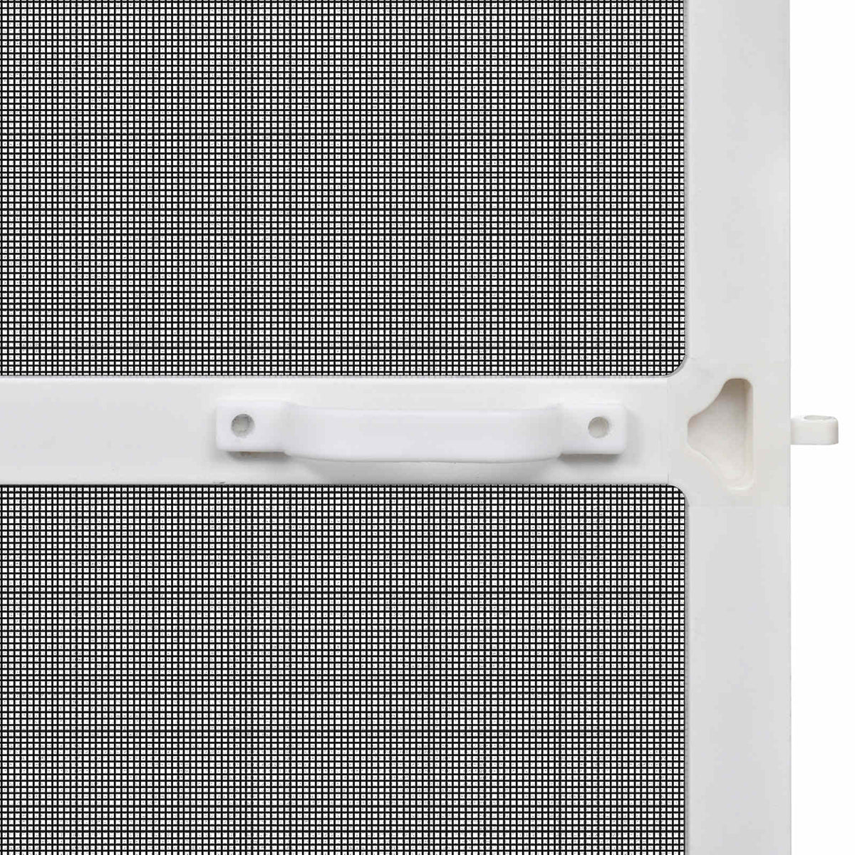 Svingbart insektnet Hvid og sort 100 x 215 cm