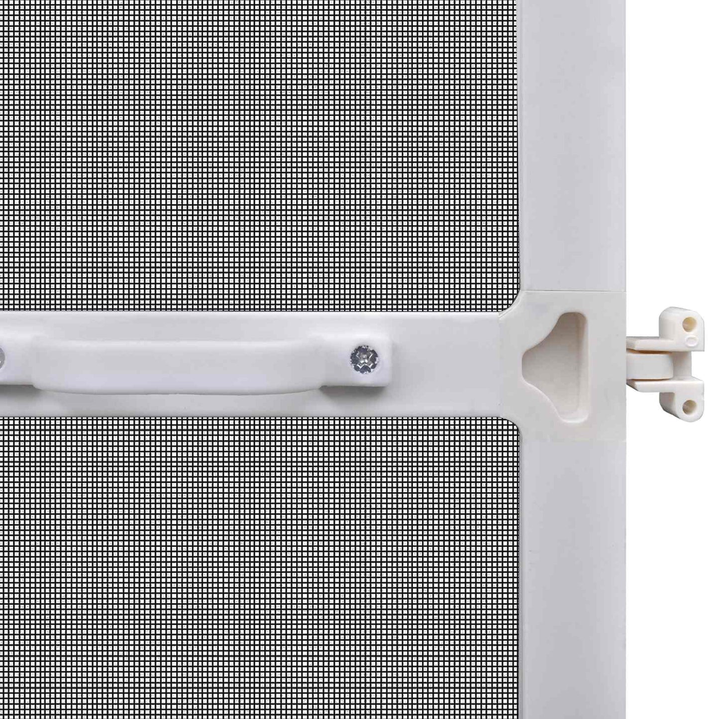 Svingbart insektnet Hvid og sort 100 x 215 cm