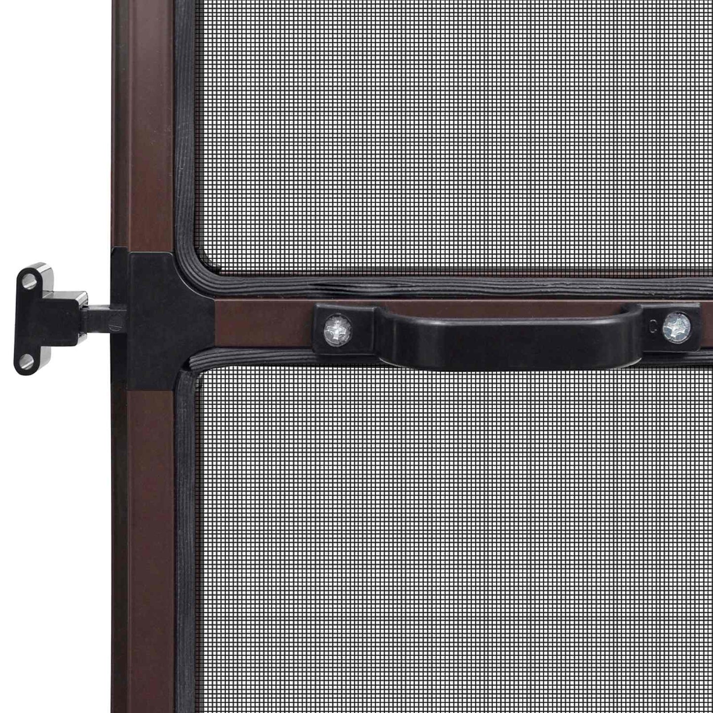 Svingbart insektnet Brun og sort 100 x 215 cm