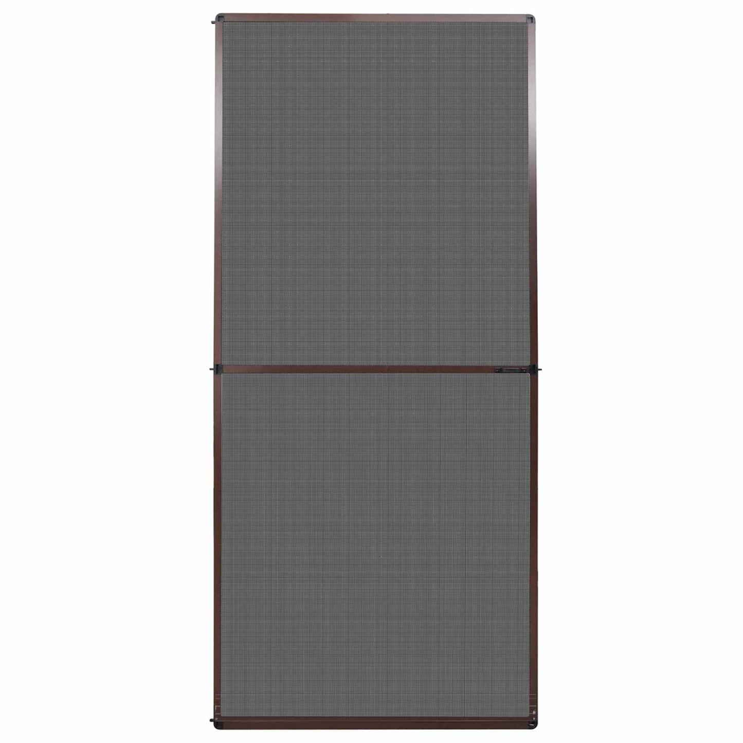 Svingbart insektnet Brun og sort 100 x 215 cm