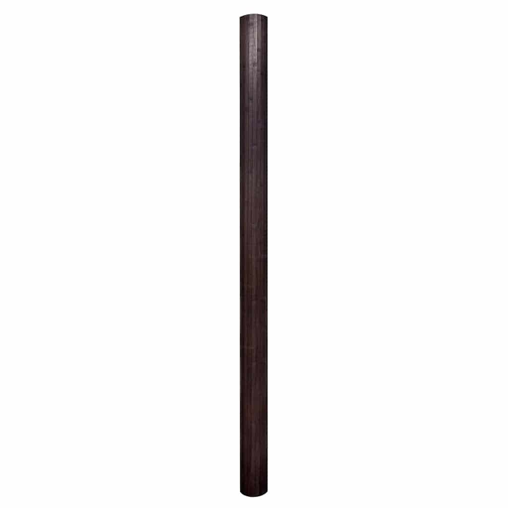 rumdeler bambus bredde 250 cm højde 165 cm mørkebrun