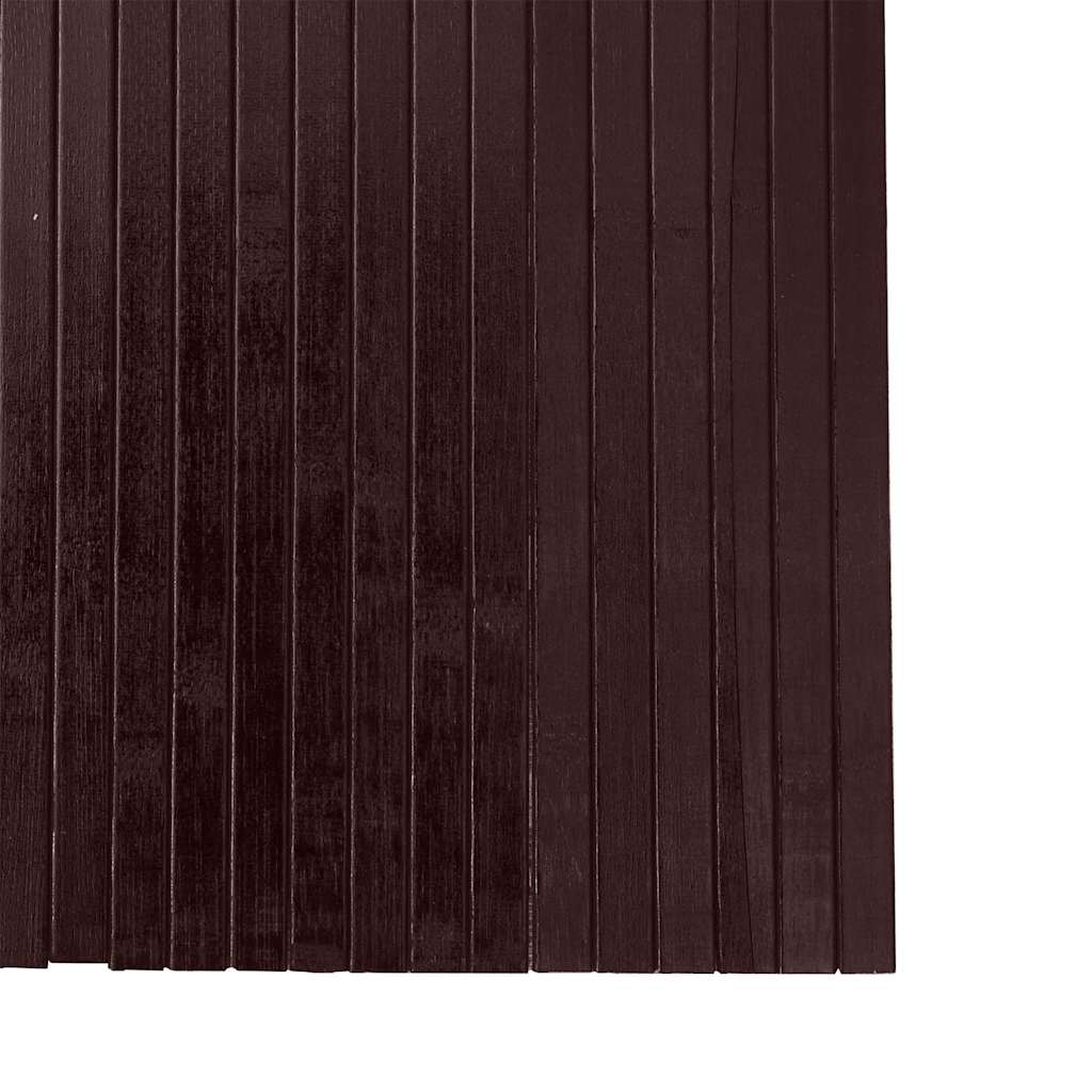 rumdeler bambus bredde 250 cm højde 165 cm mørkebrun