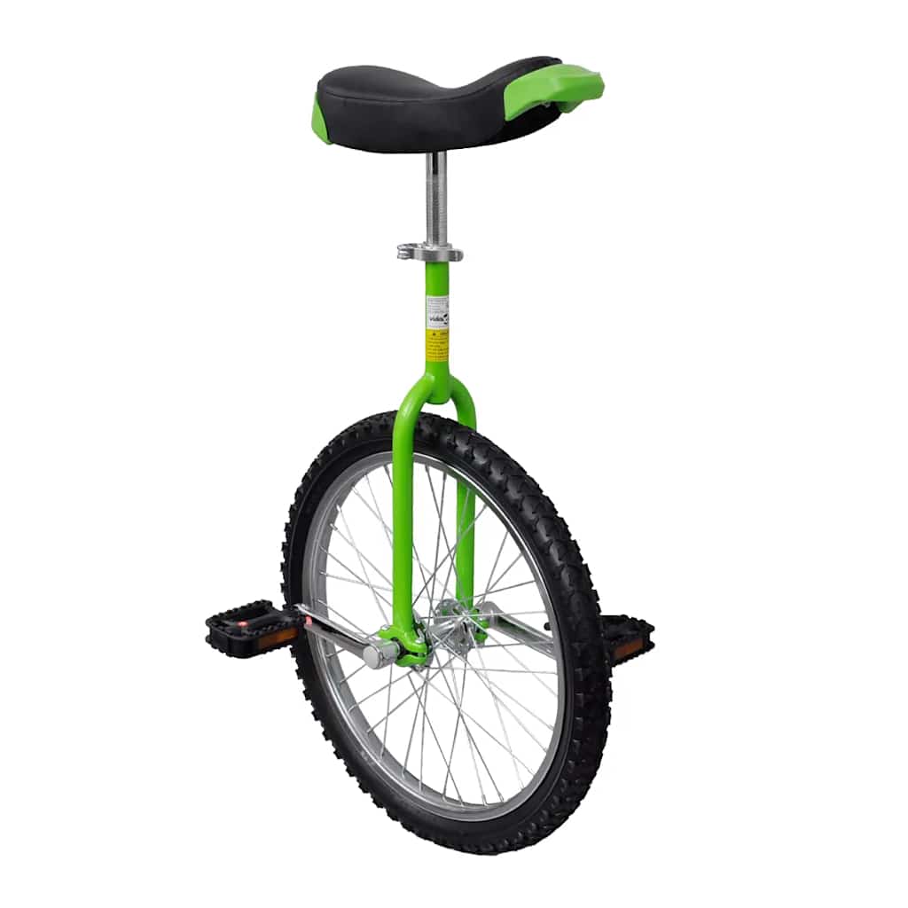 Ethjulet cykel 20 tommer justerbar grøn