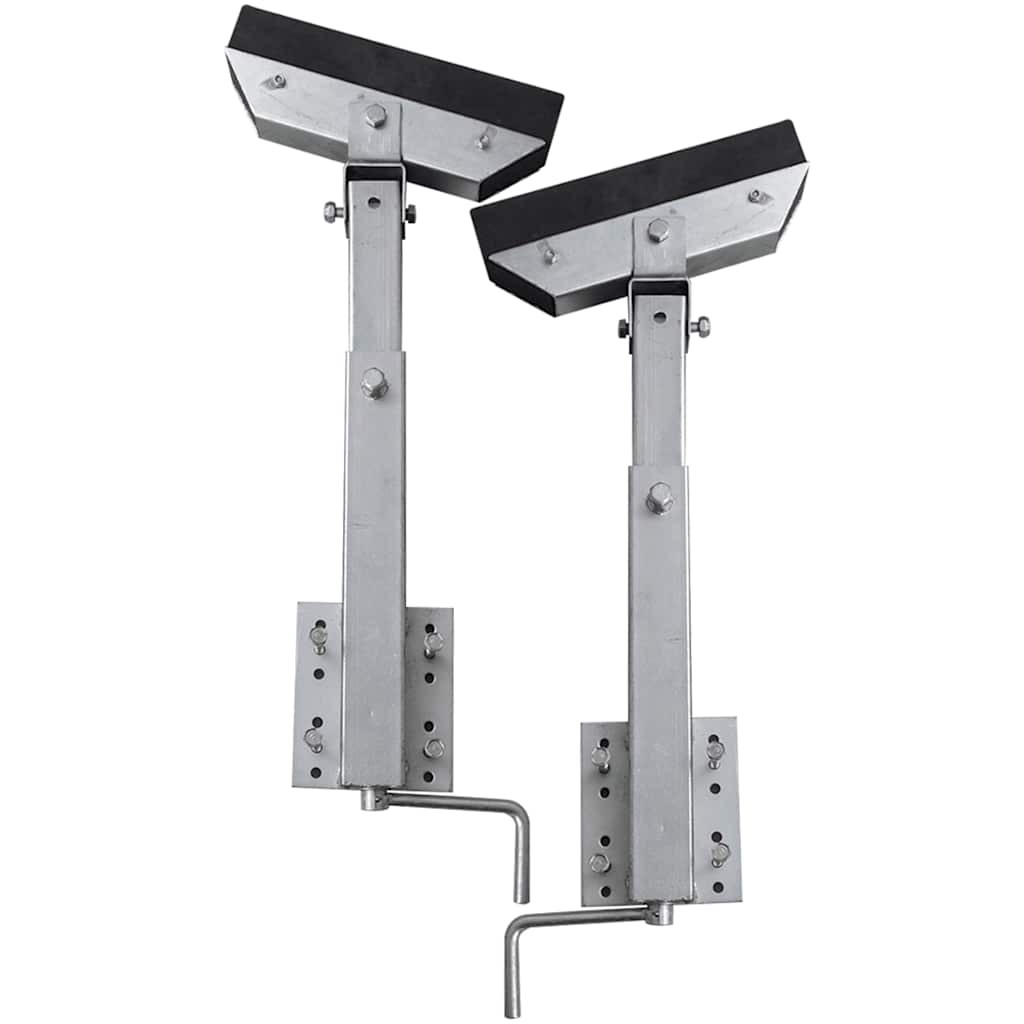 stævnstøttesæt til bådtrailer 2 stk. 63-88 cm