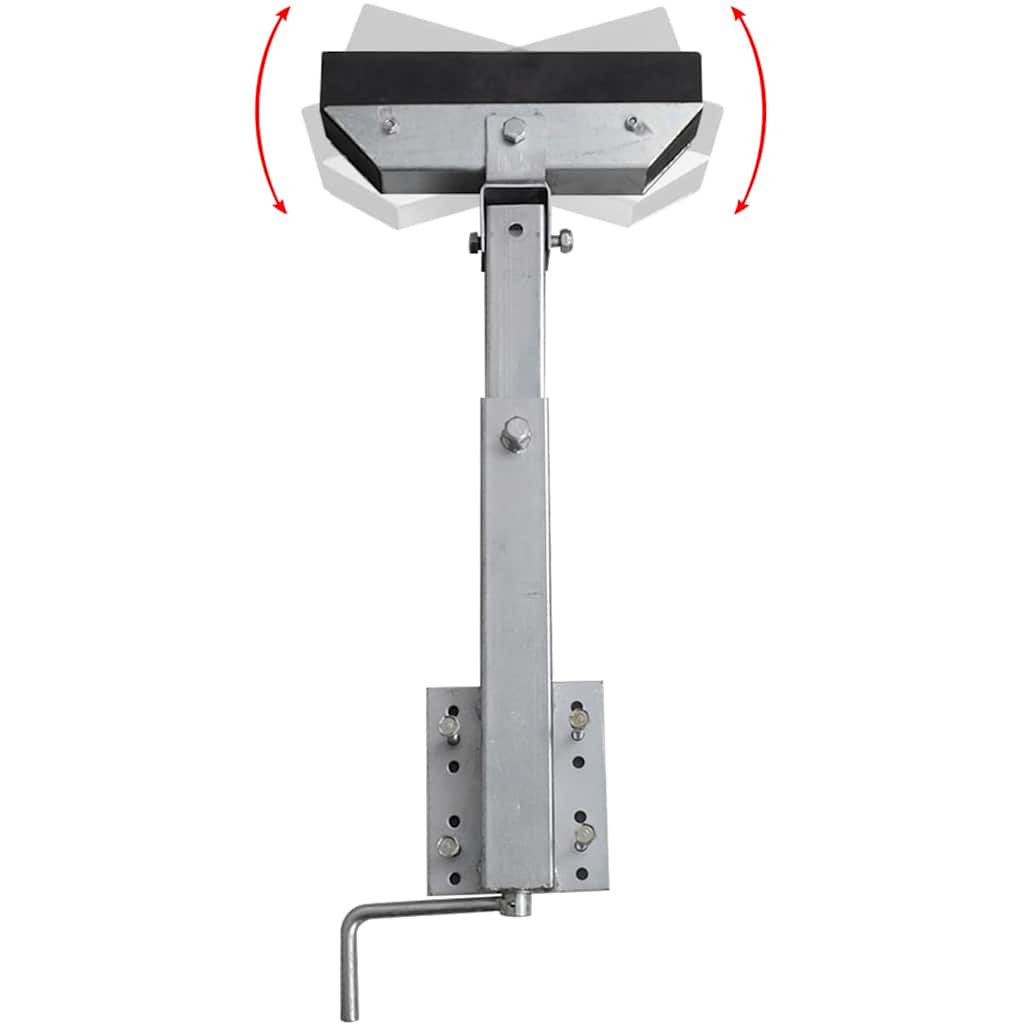 stævnstøttesæt til bådtrailer 2 stk. 63-88 cm