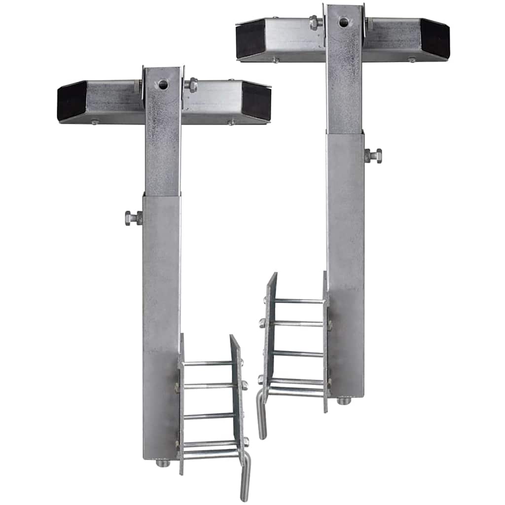 stævnstøttesæt til bådtrailer 2 stk. 63-88 cm
