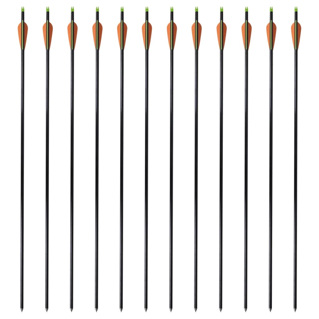 pile til compoundbue 12 stk. 30" 0,8 cm glasfiber