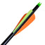 pile til compoundbue 12 stk. 30" 0,8 cm glasfiber