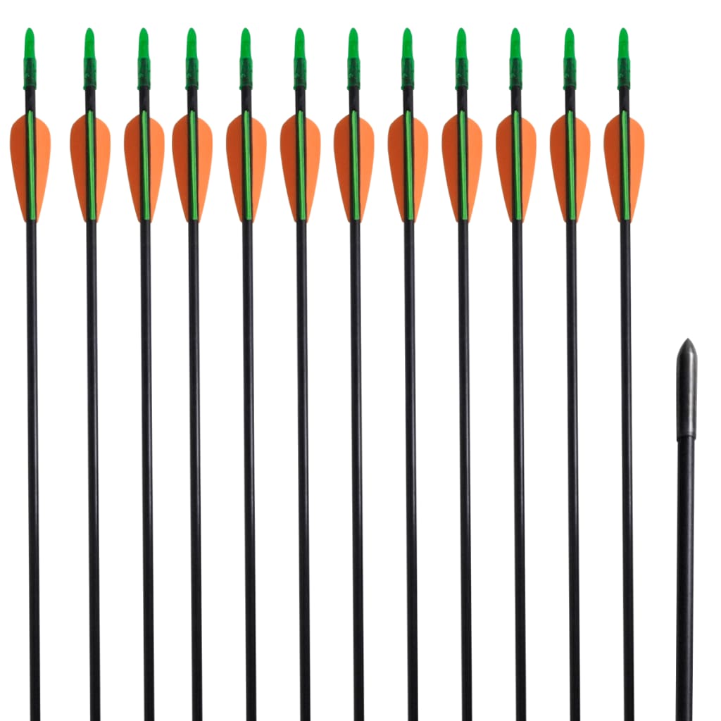 standard recurve buepile 12 stk. 30" 0,6 cm glasfiber