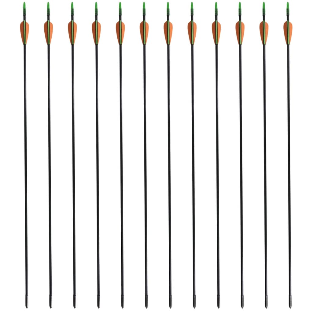 standard recurve buepile 12 stk. 30" 0,6 cm glasfiber