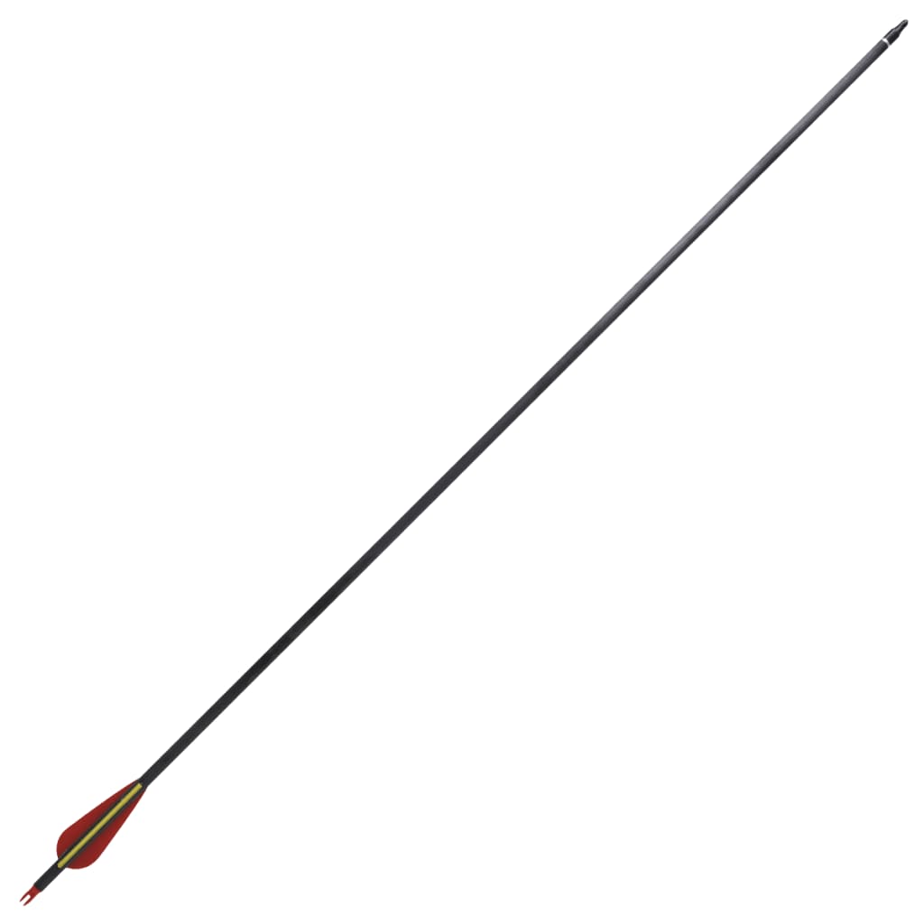 Standard recurve-pile 12 stk. 0,76 cm 30" carbon