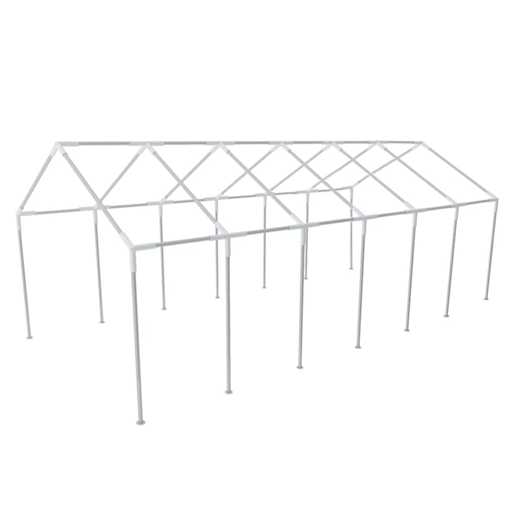 festtelt 12 x 6 m hvidt
