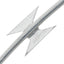 BTO-22 Concertina pigtråd 60 m galvaniseret stål