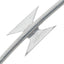 BTO-22 Concertina pigtråd 150 m galvaniseret stål