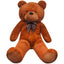 blød plysbamse XXL 160 cm brun