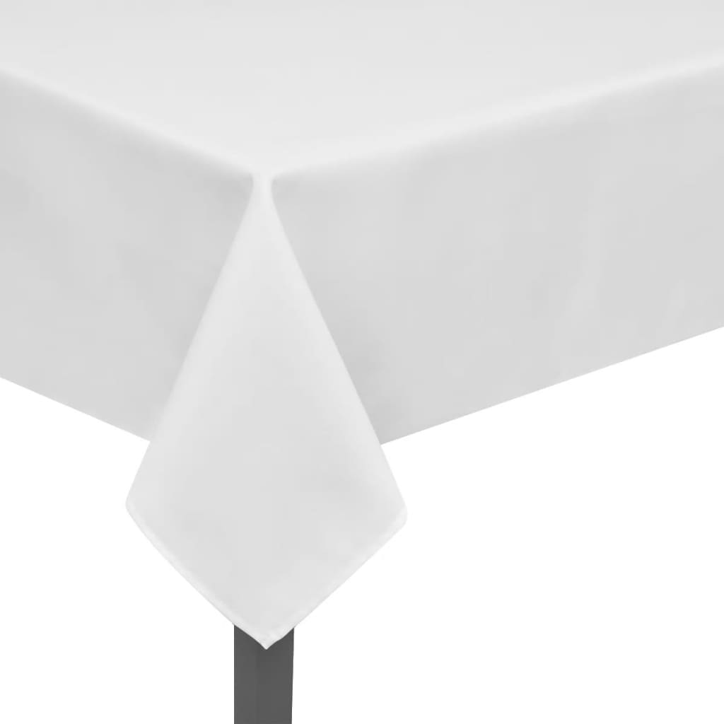 5 Bordduge Hvid 190 x 130 cm//