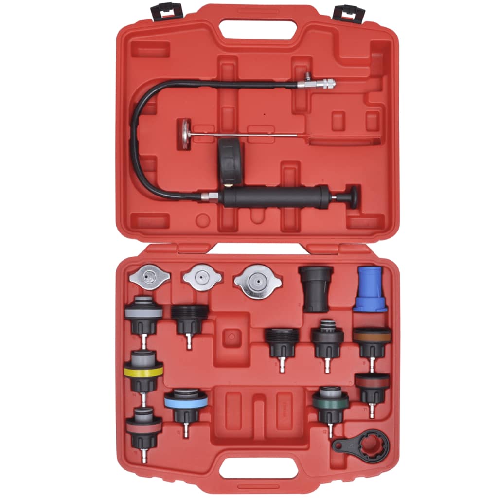 Radiator tryktest kit, 18 dele