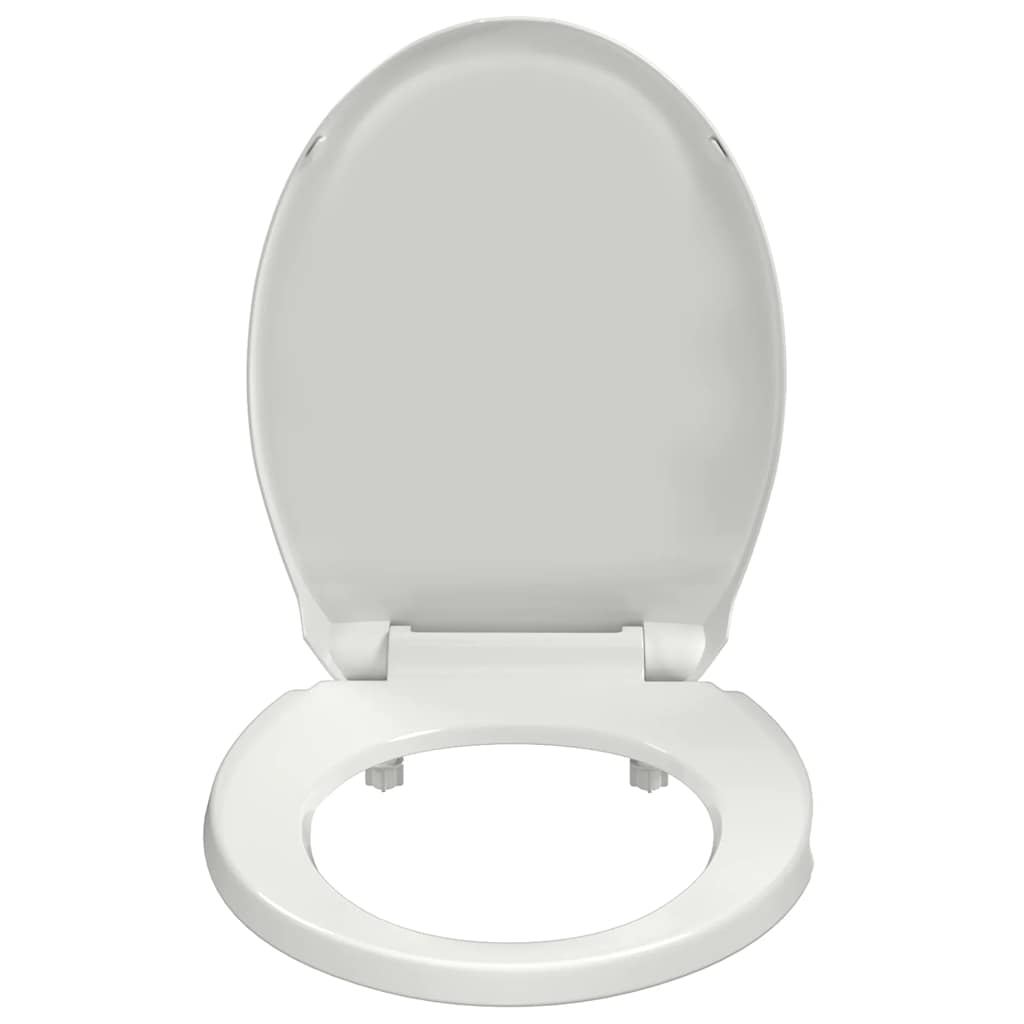 soft close-toiletsæde oval hvid