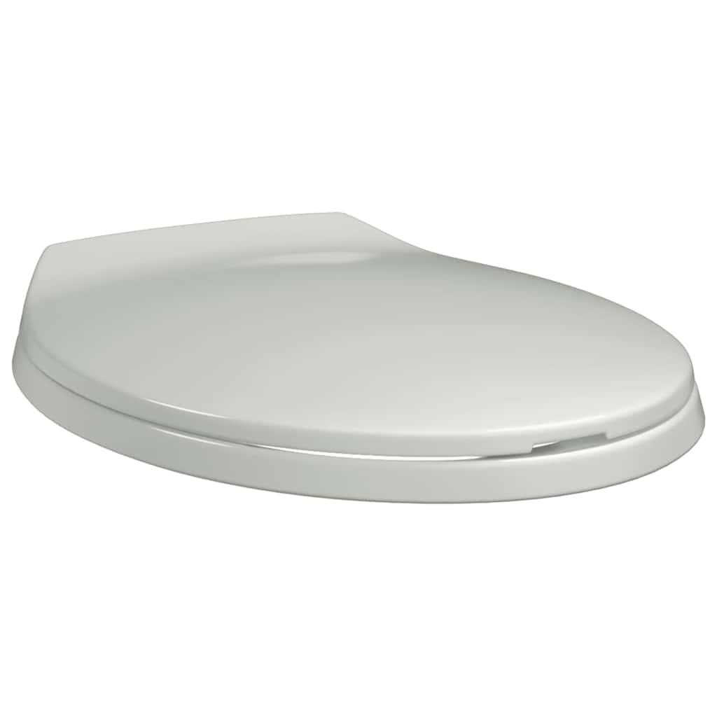 soft close-toiletsæde oval hvid