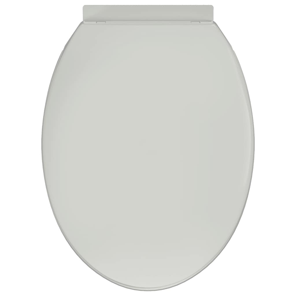 soft close-toiletsæde oval hvid