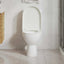 soft close toiletsæde quick-release design firkantet hvid
