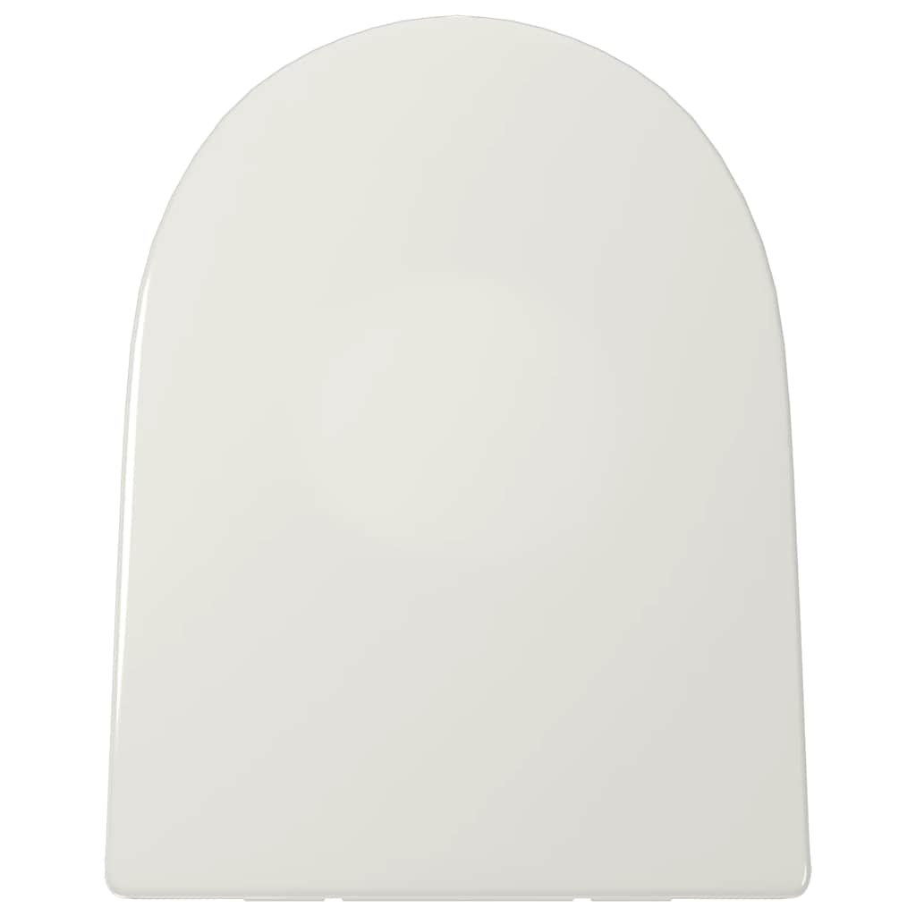 soft close toiletsæde quick-release design firkantet hvid