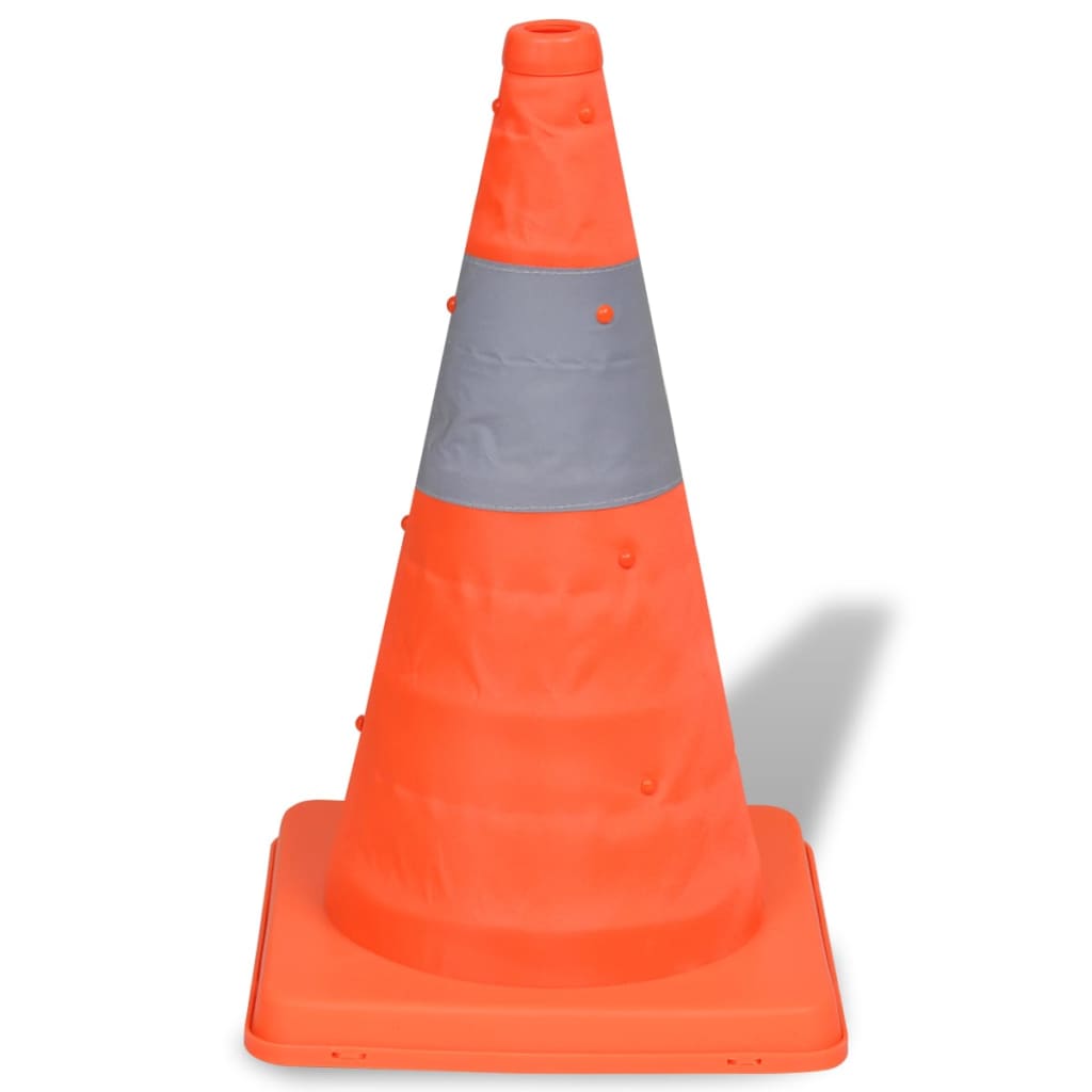 5 sammenklappelige trafikkegler 42 cm