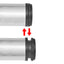 4 bordben, justerbar højde, børstet nikkel, 870 mm
