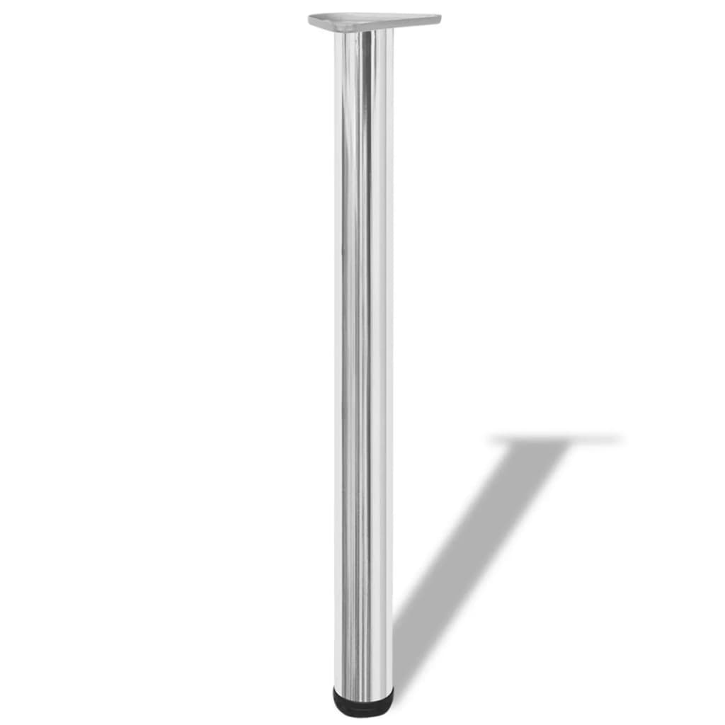 højdejustérbare bordben krom 1100 mm 4 stk.