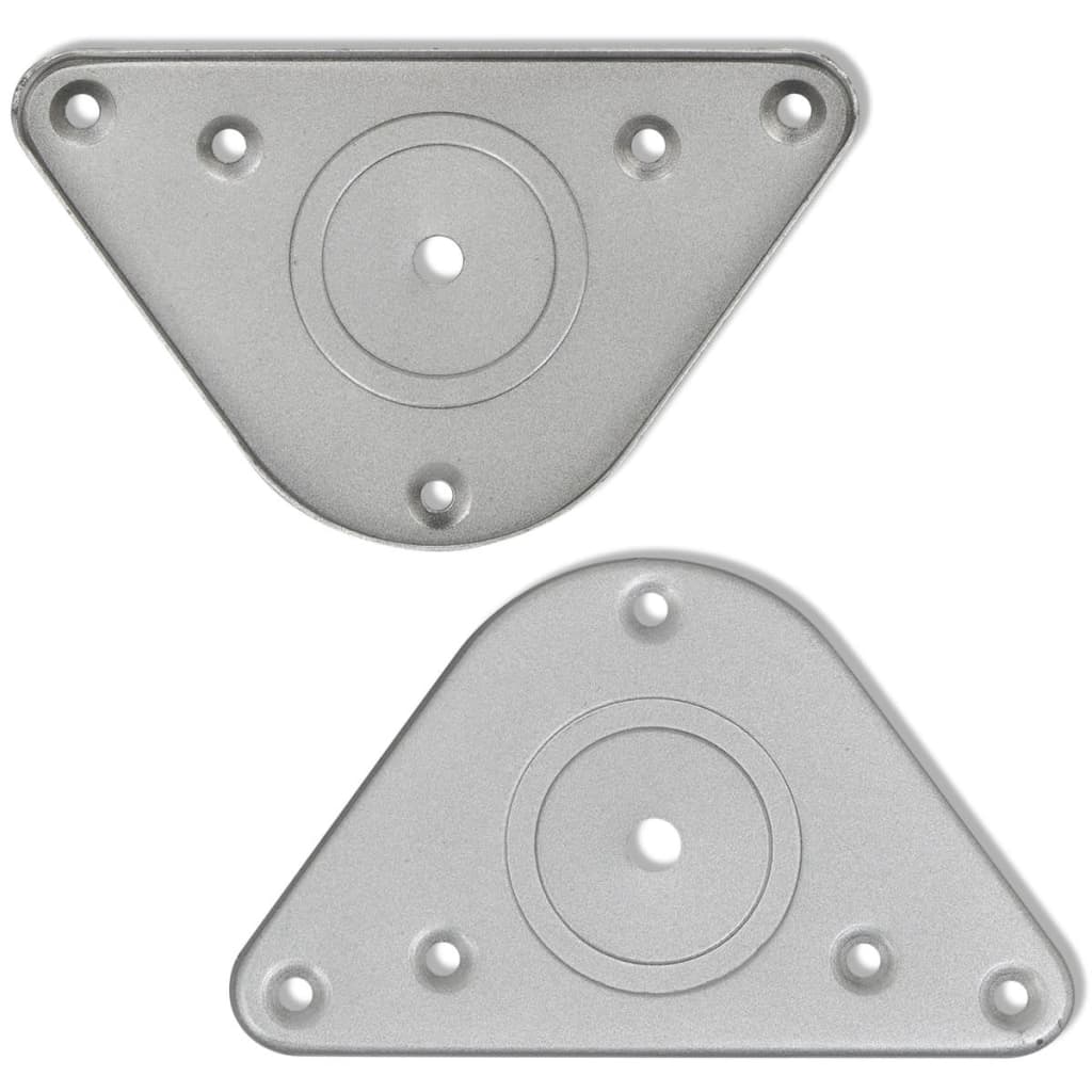 højdejustérbare bordben krom 1100 mm 4 stk.
