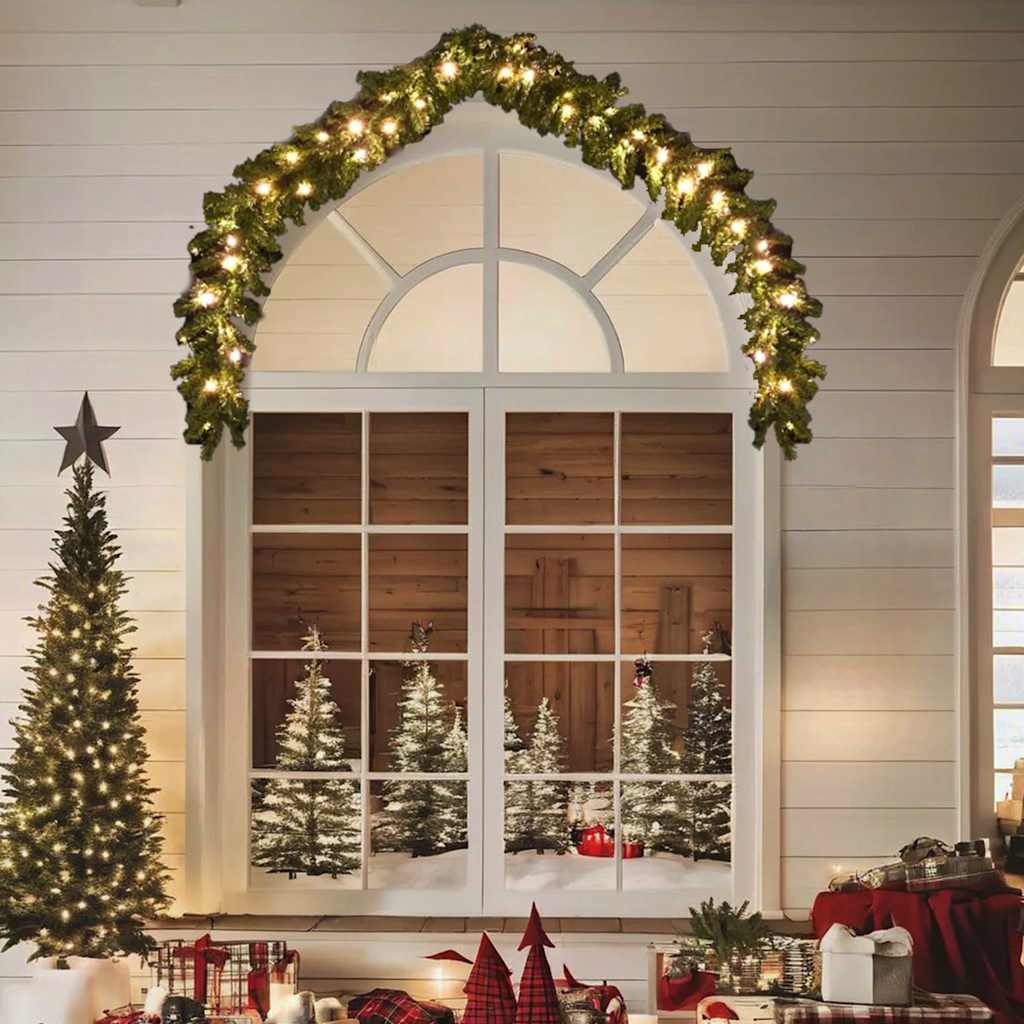 juleguirlande med LED-lys 5 m