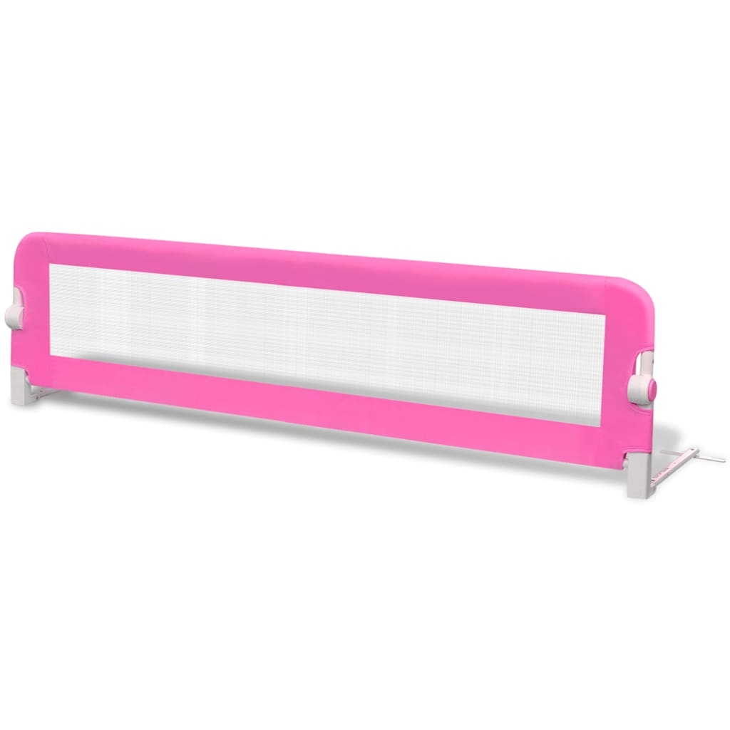 sengegelænder til barneseng 150 x 42 cm pink