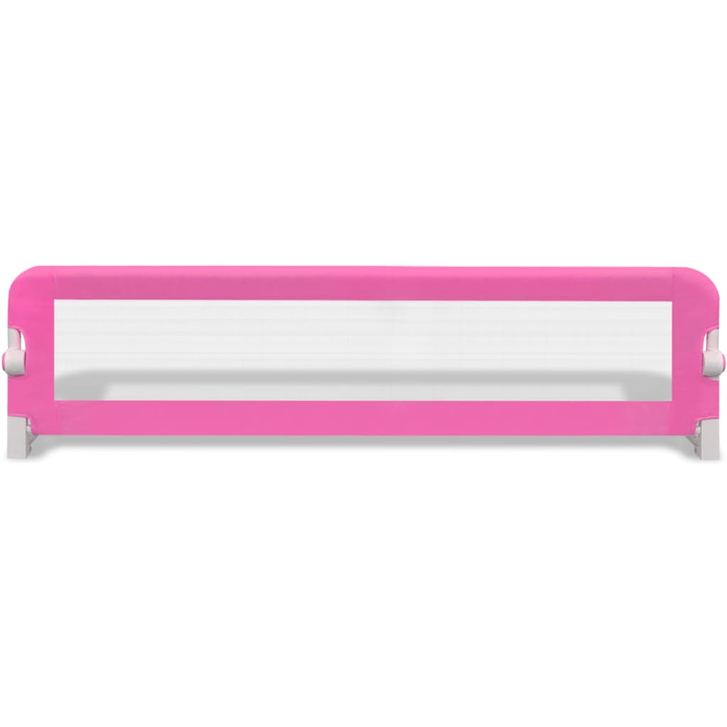 sengegelænder til barneseng 150 x 42 cm pink