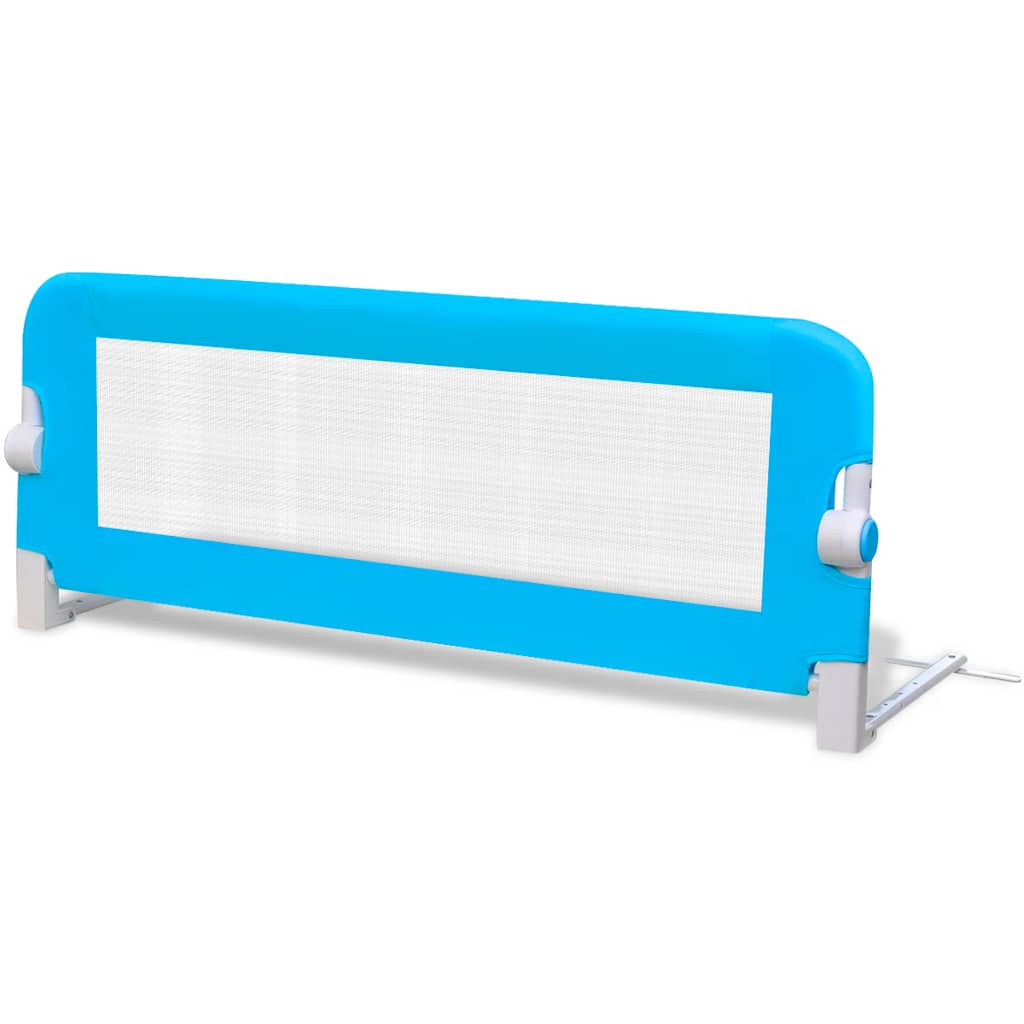 sengegelænder til barneseng 102 x 42 cm blå