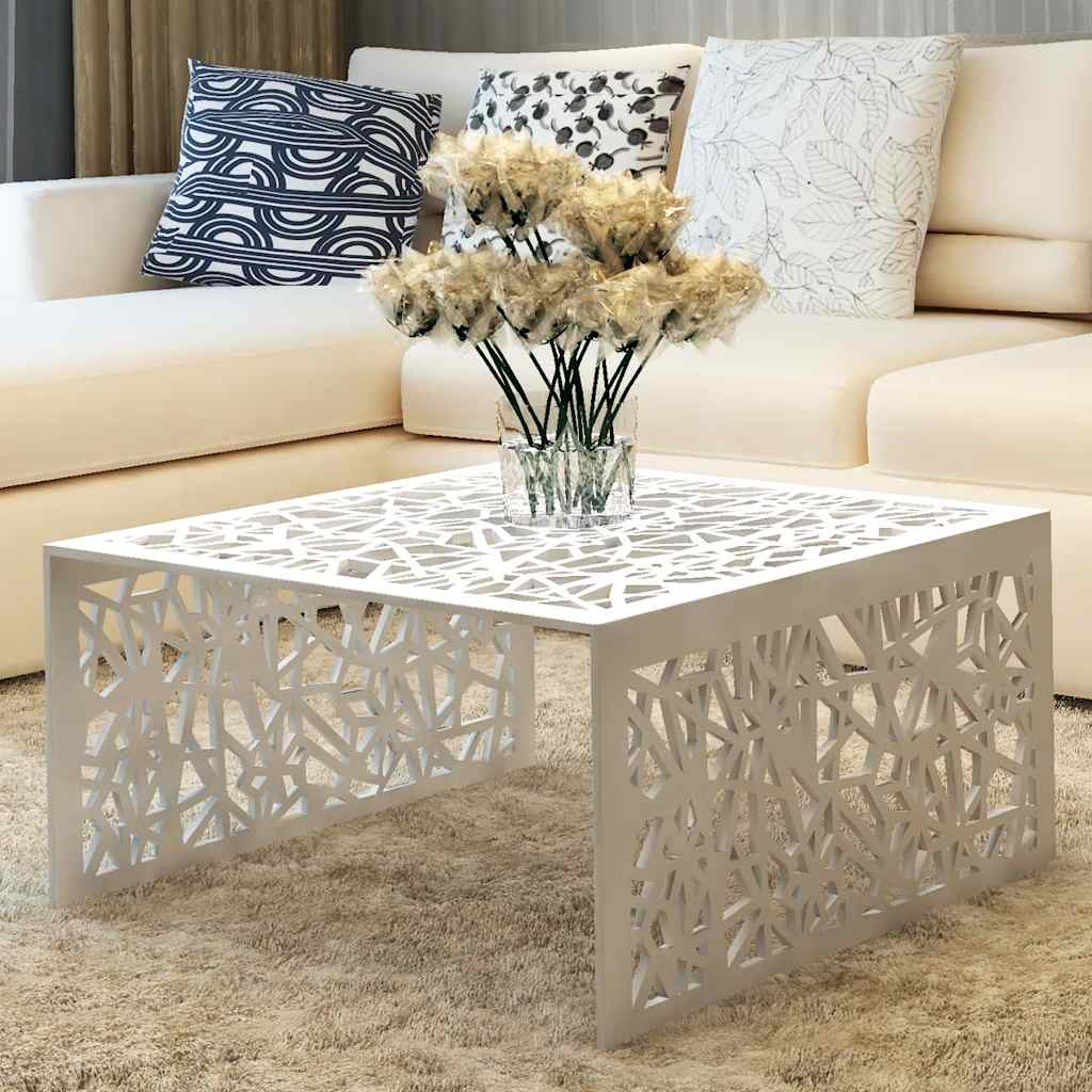 sofabord geometriske udskæringer aluminium