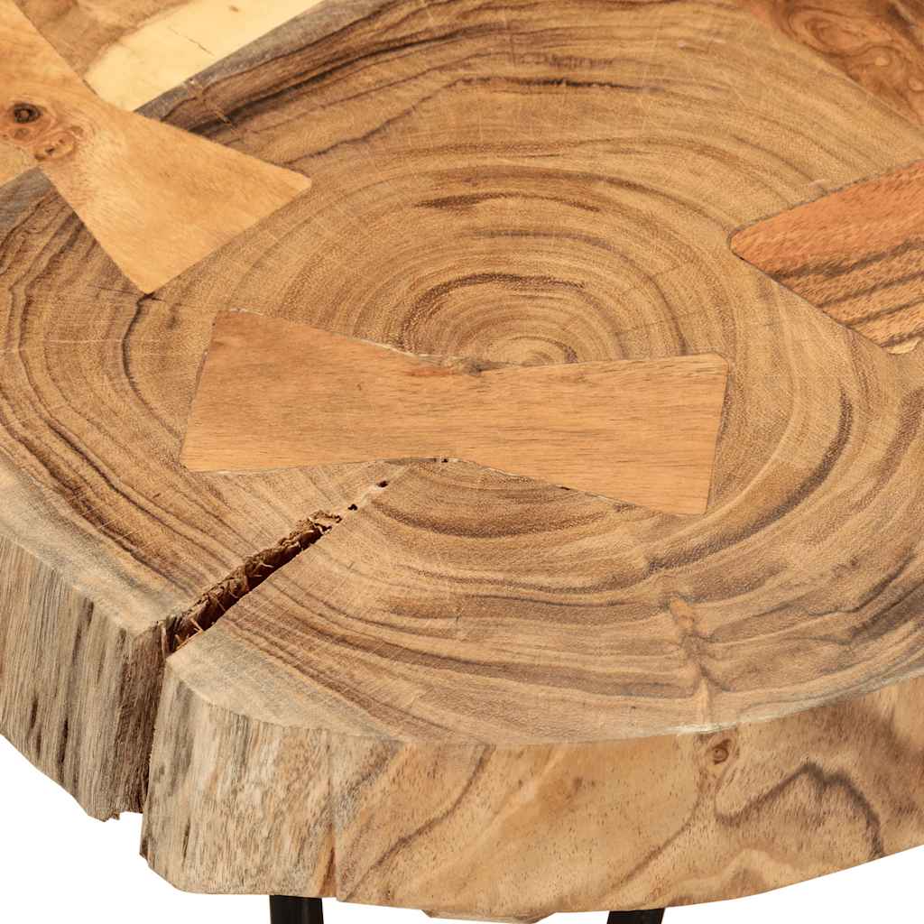 sofabord 35 cm massivt akacietræ